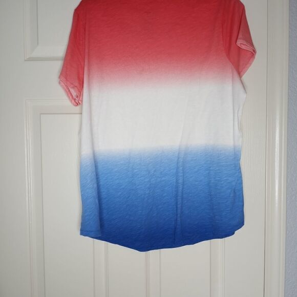 SonomaGoodsForLifeTheEveryDayTeeXL CottonBlendShortsl ColrBlockdWomen's T-shirt. - Picture 7 of 8